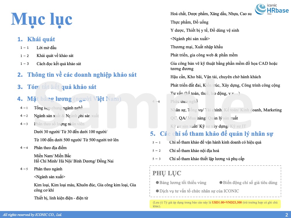 [2023] Báo cáo khảo sát lương tháng 5 năm 2023