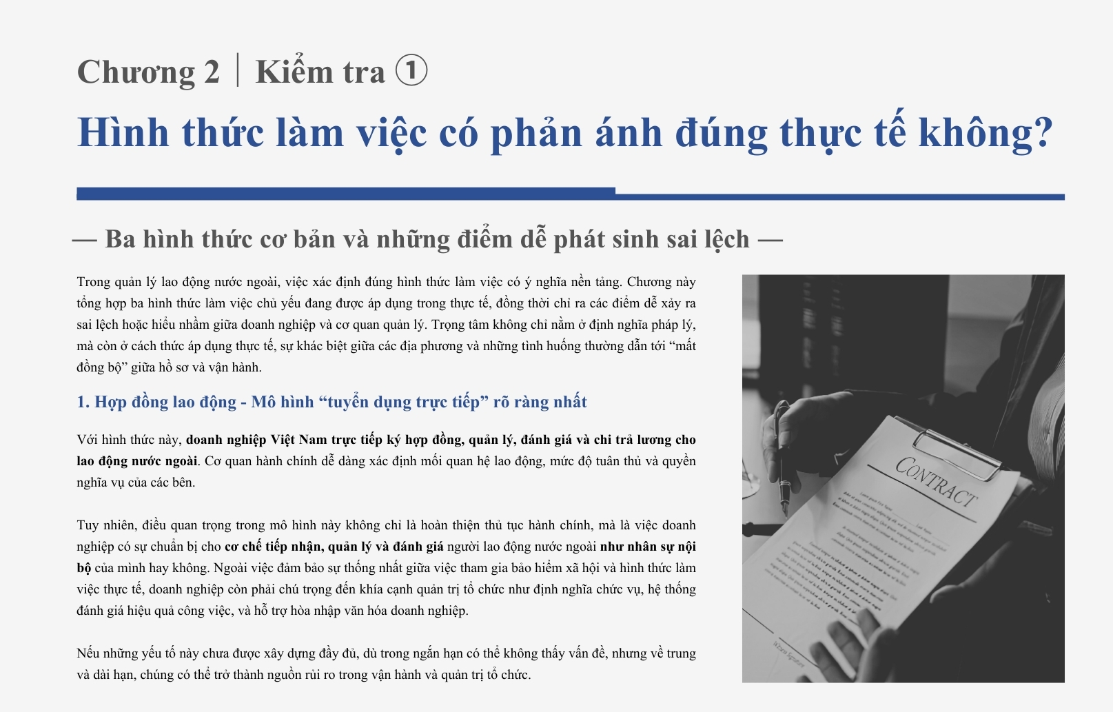 Hướng dẫn thực tiễn quản lý lao động nước ngoài tại Việt Nam